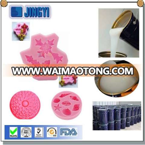 Guangzhou Supplier RTV 2 liquid silicone rubber for plastic injection mould making crystal ball mould